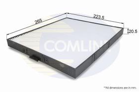 COMLINE EKF224 - FILTRO HABITACULO COMLINE - SUST.  CKI12256