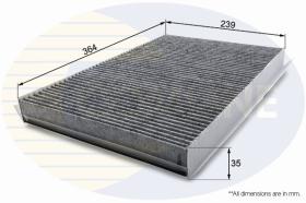 COMLINE EKF175A - FILTRO HABITACULO COMLINE - SUST.  EAF688