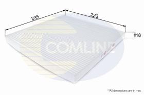 COMLINE EKF213 - FILTRO HABITACULO COMLINE - SUST.  EAF193