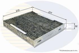 COMLINE EKF104A - FILTRO HABITACULO COMLINE - SUST.  EAF544