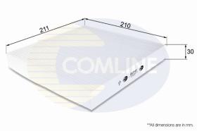 COMLINE EKF149 - FILTRO HABITACULO COMLINE - SUST.  CHN12903