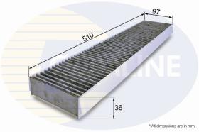 COMLINE EKF155A - FILTRO HABITACULO COMLINE - SUST.  EAF574