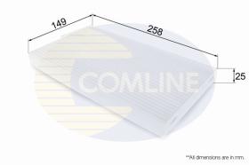 COMLINE EKF344 - FILTRO HABITACULO COMLINE - SUST.  EKF367