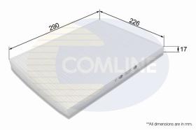 COMLINE EKF143 - FILTRO HABITACULO COMLINE - SUST.  EAF174