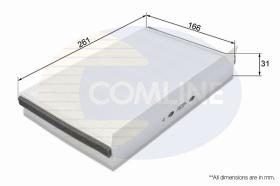 COMLINE EKF150 - FILTRO HABITACULO COMLINE - SUST.  EAF522