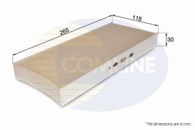 COMLINE EKF111 - FILTRO HABITACULO COMLINE - SUST.  EAF196