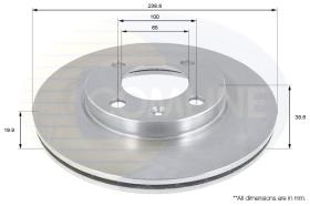 COMLINE ADC1404V - DISCO FRENO REVESTIDO COMLINE