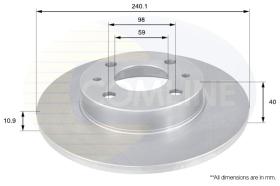 COMLINE ADC1801 - DISCO FRENO REVESTIDO COMLINE