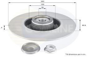 COMLINE ADC3010 - DISCO FRENO REVESTIDO COMLINE