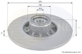 COMLINE ADC3009 - DISCO FRENO REVESTIDO COMLINE