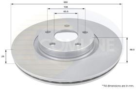 COMLINE ADC1227V - DISCO FRENO REVESTIDO COMLINE- SUST.  ADC1913V