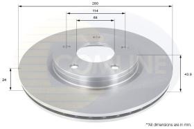 COMLINE ADC0277V - DISCO FRENO REVESTIDO COMLINE