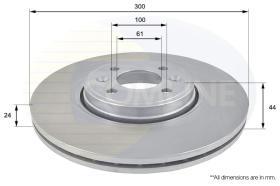 COMLINE ADC1556V - DISCO FRENO REVESTIDO COMLINE