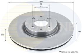 COMLINE ADC1811V - DISCO FRENO REVESTIDO COMLINE