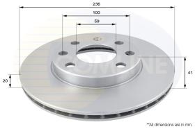 COMLINE ADC1047V - DISCO FRENO COMLINE