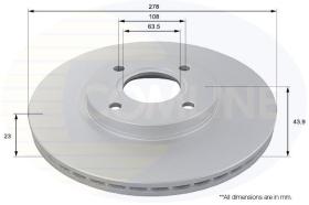 COMLINE ADC1260V - DISCO FRENO REVESTIDO COMLINE- SUST.  ADC1270V