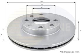 COMLINE ADC1008V - DISCO FRENO COMLINE