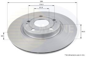 COMLINE ADC01134V - DISCO FRENO REVESTIDO COMLINE