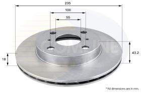 COMLINE ADC0193V - DISCO FRENO REVESTIDO COMLINE- SUST.  ADC01144V