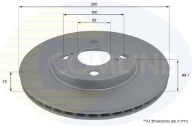 COMLINE ADC01107V - DISCO FRENO REVESTIDO COMLINE- SUST.  ADC2503V