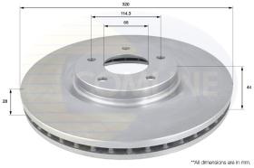 COMLINE ADC1587V - DISCO FRENO REVESTIDO COMLINE