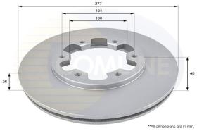 COMLINE ADC0238V - DISCO FRENO REVESTIDO COMLINE