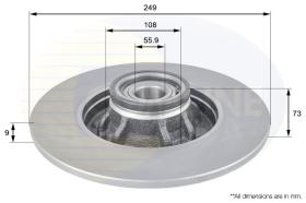 COMLINE ADC3018 - DISCO FRENO REVESTIDO COMLINE