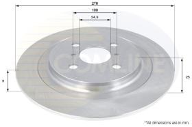 COMLINE ADC01132 - DISCO FRENO REVESTIDO COMLINE