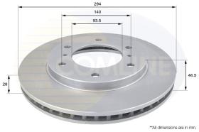 COMLINE ADC0378V - DISCO FRENO REVESTIDO COMLINE- SUST.  ADC2917V