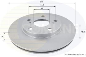 COMLINE ADC01139V - DISCO FRENO REVESTIDO COMLINE