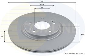 COMLINE ADC2982V - DISCO FRENO REVESTIDO COMLINE- SUST.  ADC5015V