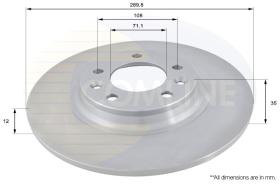 COMLINE ADC1551 - DISCO FRENO REVESTIDO COMLINE