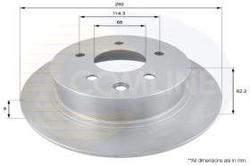 COMLINE ADC0275 - DISCO FRENO REVESTIDO COMLINE- SUST.  ADC2908