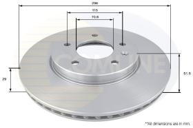 COMLINE ADC1146V - DISCO FRENO REVESTIDO COMLINE