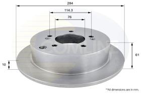 COMLINE ADC1036 - DISCO FRENO REVESTIDO COMLINE