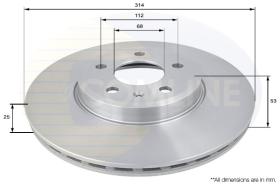 COMLINE ADC1476V - DISCO FRENO REVESTIDO COMLINE- SUST.  ADC2865V