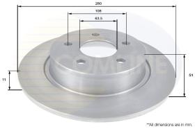 COMLINE ADC1248 - DISCO FRENO REVESTIDO COMLINE