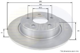 COMLINE ADC1248 - DISCO FRENO REVESTIDO COMLINE