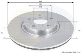 COMLINE ADC1249V - DISCO FRENO REVESTIDO COMLINE