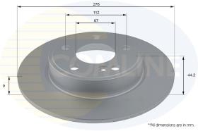 COMLINE ADC1670 - DISCO FRENO REVESTIDO COMLINE