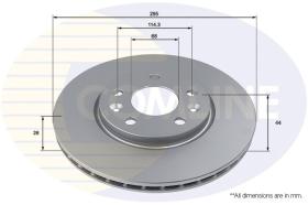 COMLINE ADC5007V - DISCO FRENO REVESTIDO COMLINE