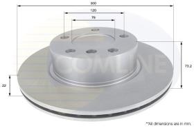 COMLINE ADC1770V - DISCO FRENO REVESTIDO COMLINE