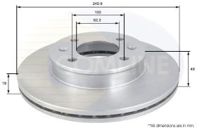 COMLINE ADC1039V - DISCO FRENO COMLINE