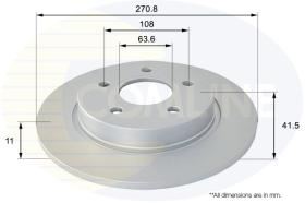 COMLINE ADC1247 - DISCO FRENO REVESTIDO COMLINE