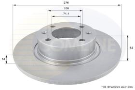 COMLINE ADC1533 - DISCO FRENO REVESTIDO COMLINE