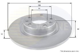 COMLINE ADC2708 - DISCO FRENO REVESTIDO COMLINE