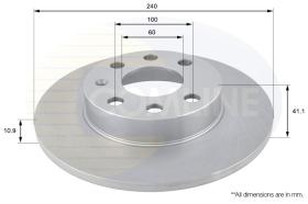 COMLINE ADC1114 - DISCO FRENO REVESTIDO COMLINE