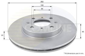 COMLINE ADC0506V - DISCO FRENO REVESTIDO COMLINE