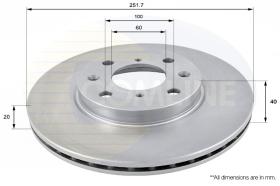 COMLINE ADC0922V - DISCO FRENO REVESTIDO COMLINE