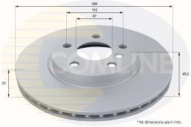 COMLINE ADC1792V - DISCO FRENO REVESTIDO COMLINE